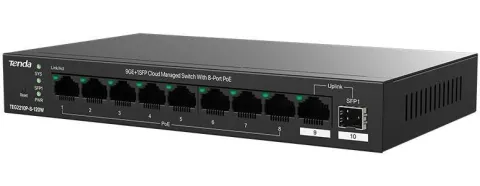 TEG2210P-8-120W Коммутатор PoE 8-портовый Tenda