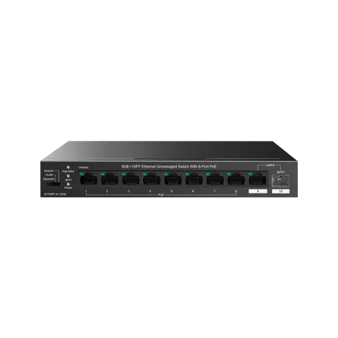 TEG1110PF-8-120W 10-портовый PoE-коммутатор Tenda