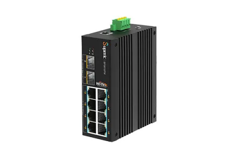 SP3010FM Промышленный настраиваемый сетевой POE коммутатор Wi-Tek