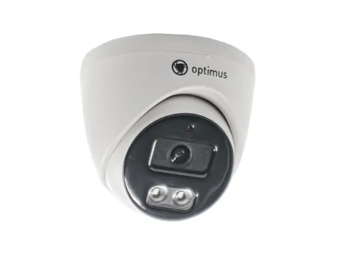 IP-E022.1(2.8)M_V.1 купольная внутренняя IP-камера видеонаблюдения с встроенным микрофоном Optimus