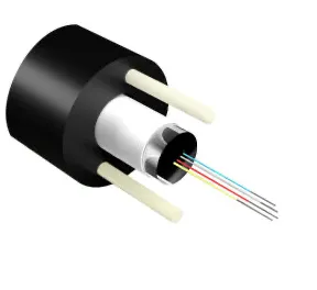 Кабель DROP-R-4-1,5, 4 ОВ, 2х0,8мм FRP+СТЕКЛОНИТЬ (3 GY), 1,5кН, 4мм