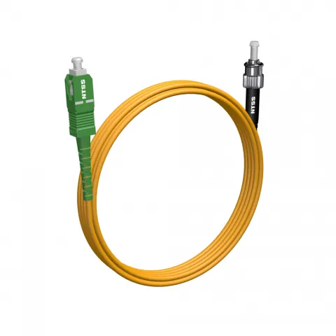 Шнур оптический NTSS PREMIUM spc SC/APC-ST/UPC 9/125 3.0мм 4м LSZH (патч-корд)