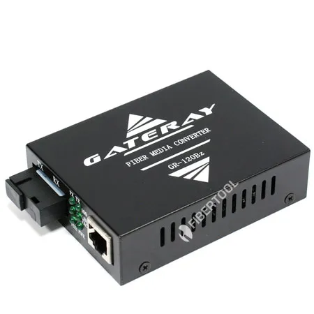 Медиаконвертер Gateray GR-120Bz 10/100Base-TX/100Base-FX, TX 1550 нм /RX 1310 нм, SC, 20 км, WDM