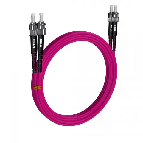 Шнур оптический NTSS PREMIUM dpc ST/UPC-ST/UPC 50/125 OM4 2.0мм 20м LSZH (патч-корд)