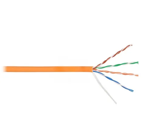 Кабель Ponway U/UTP 4 пары, Cat.5е, CU, LSZH, 0,48 жила, внутренний,оранжевый 305м