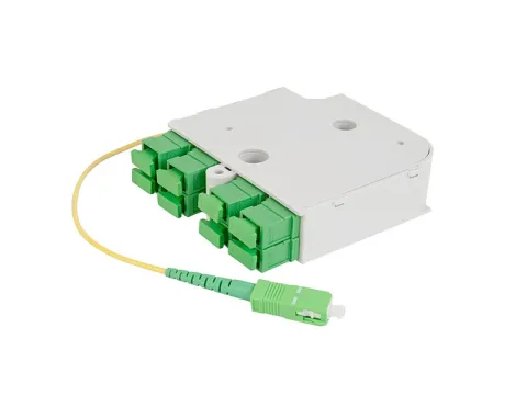 Универсальный сплиттерный модуль - PLC сплиттер 1x8 в пластиковом корпусе SC(APC)