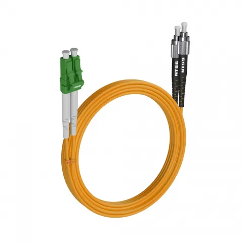 Шнур оптический NTSS dpc LC/АРС-FC/UРС 9/125 3.0мм 20м LSZH (патч-корд)