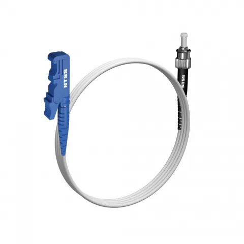 Шнур оптический NTSS spc E2000/UPC-ST/UPC 9/125 G.657A1 3.0мм 1м LSZH (патч-корд)