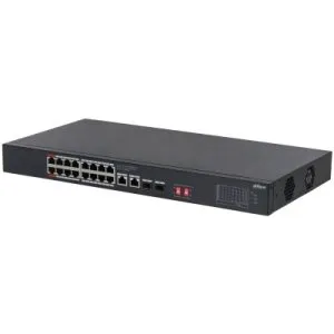 DH-S3220-16GT-190 16-портовый неуправляемый гигабитный коммутатор с PoE Dahua