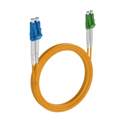 Шнур оптический NTSS PREMIUM dpc LC/UPC-LC/APC 9/125 2.0мм 15м LSZH (патч-корд)