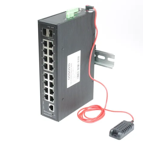 SW-81602/ILS(Port 90W, 600W) Промышленный управляемый (L2+) HiPoE коммутатор OSNOVO