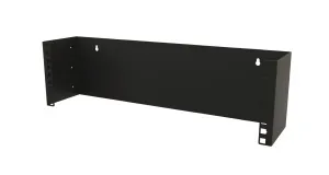 Hyperline BW19-3U-110F-RAL9005 Кронштейн настенный для 19" оборудования, высота 3U, глубина 110 мм,