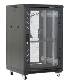 Серверный телекоммуникационный шкаф 19" напольный 22U SIT-FS1022 размеры(ШхГхВ) 600*1000*1166мм С/М