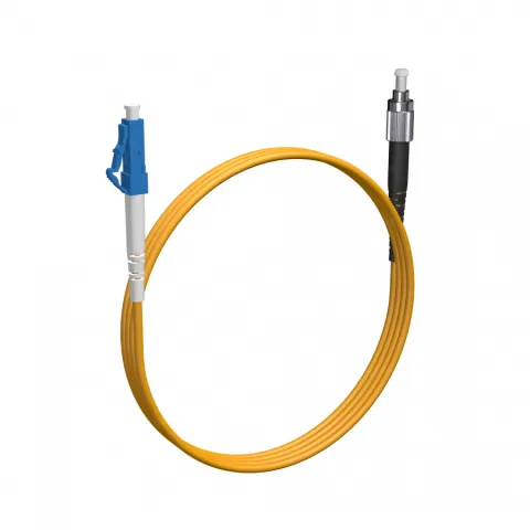 Шнур оптический NTSS PREMIUM spc LC/UPC-FC/UPC 9/125 3.0мм 1м LSZH (патч-корд)