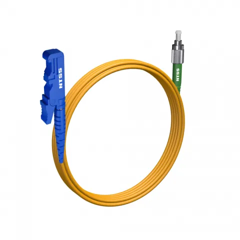 Шнур оптический NTSS spc E2000/UPC-FC/APC 9/125 3.0мм 3м LSZH (патч-корд)
