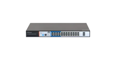 GL-SW-G205-24P Управляемый L2 PoE коммутатор, 24 PoE (802.3af/at) порт. 10/100/1000Мбит/с 8 до 250 метров cat.6 NIKOMAX