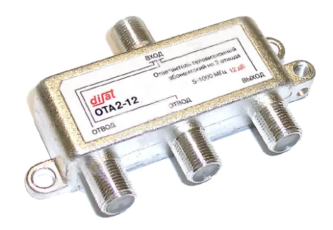 Ответвитель 2 отвода 16 дБ 5-1000 Мгц OTA2-16 DISAT