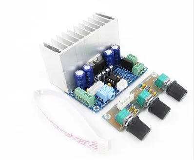 Усилитель XH-M342 AC/DC12 20W*2+30W PBTL TDA7377 super bass 2.1 канала