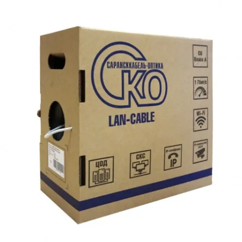 Кабель СКО U/UTP Сat 5e PVC 4x2 AWG24 Medium indoor