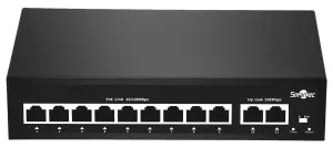 ST-NS209MB-MD Коммутатор неуправляемый 11 портовый с PoE Smartec