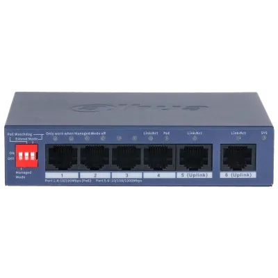 DH-CS4006-4ET2GT-36 4-портовый PoE коммутатор с функцией облачного управления Dahua