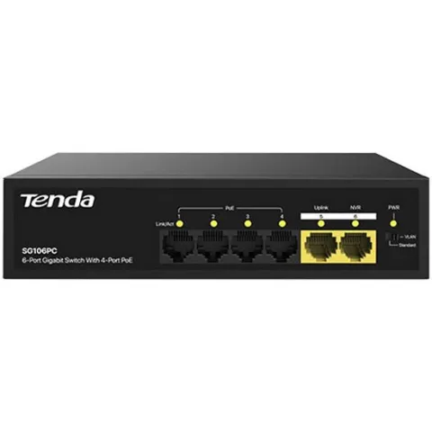 SG106PC 4-портовый PoE-коммутатор Tenda