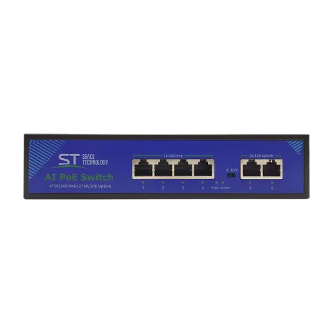 Коммутатор ST-S46POE(2М/65W/А) PRO (ВЕРСИЯ 2)
