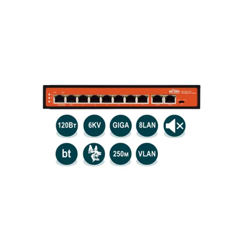 WI-PS308G v2 Неуправляемый коммутатор Wi-Tek