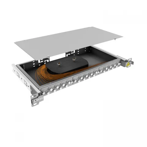 Кросс 19" NTSS PREMIUM выдвижной, предсобранный 1U, 8 портов FC/UPC, 62.5/125 мкм