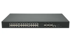 GL-SW-G305-30P Управляемый коммутатор L3 PoE, Stack, 24*1/2.5 Гбит/с PoE (8 порт. 802.3BT, 16 порт. 802.3at), PoE 740Вт NIKOMAX