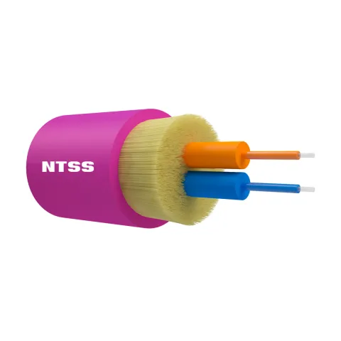 Оптический кабель внутренний NTSS PREMIUM 2 волокна OM4, 50/125, нг(A)-HFLTx, маджента