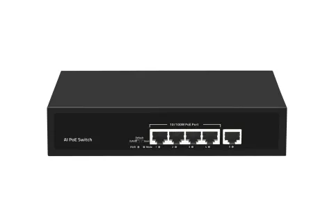 ST-NS004MB-MS Коммутатор неуправляемый 5 портовый с PoE Smartec