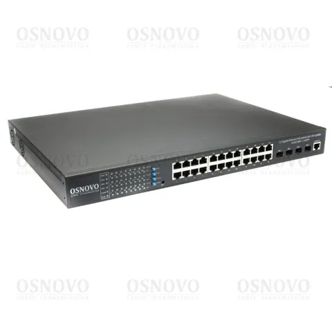 SW-24G4X-1L Управляемый L3 PoE коммутатор OSNOVO