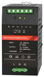 ST-PS120BDU-BK Резервированный источник питания с креплением на DIN-рейку Smartec