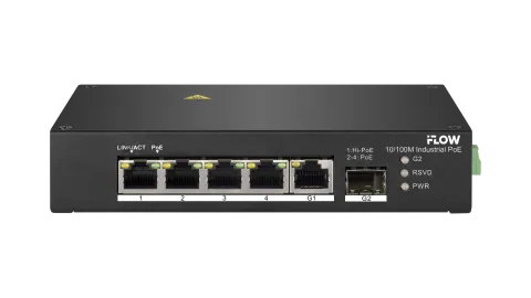 F-SW-IU406HPOE Коммутатор неуправляемый iFlow
