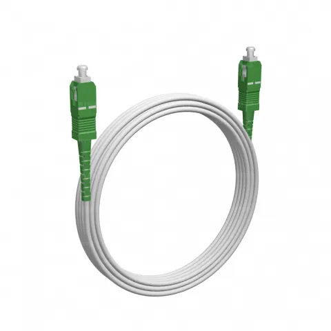 Армированный шнур оптический NTSS spc SC/APC-SC/APC 9/125 G.657A1 3.0мм 10м LSZH (патч-корд)