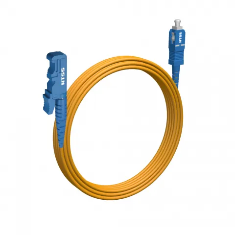 Шнур оптический NTSS spc E2000/UPC-SC/UPC 9/125 3.0мм 10м LSZH (патч-корд)