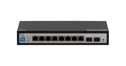 GL-SW-G105-08P Коммутатор, 8 PoE (802.3af/at) порт. 10/100/1000Мбит/с до 250 метров cat.6, 2*SFP 1000Мбит/с, 120Вт APO&R NIKOMAX