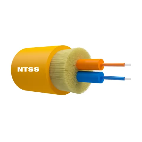Оптический кабель внутренний NTSS PREMIUM 2 волокна OS2, 9/125, нг(A)-HFLTx, жёлтый