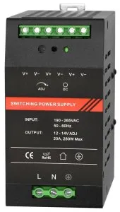 ST-PS120DDU-BK Стабилизированный источник питания с креплением на DIN-рейку Smartec