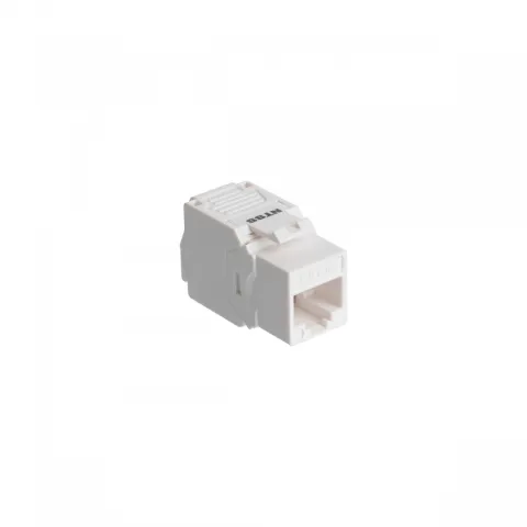 Розеточный модуль NTSS PREMIUM Keystone RJ45 UTP CAT6 180 градусов безинструментальный белый ver2