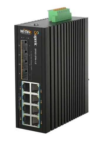 SP5012FM-L2 Промышленный управлямый сетевой коммутатор POE Wi-Tek