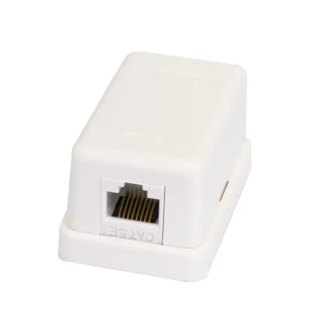 Розетка RJ45 1порт, CAT5e, узкая