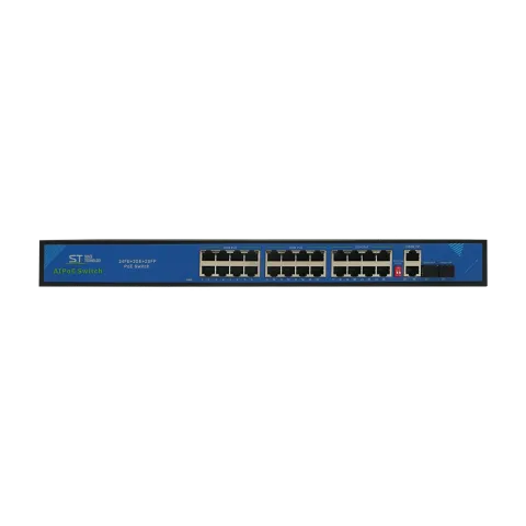 ST-S240POE(2G/2S/300W/А) PRO (версия 4) Коммутатор Switch POE 24-х портовый Space Technology