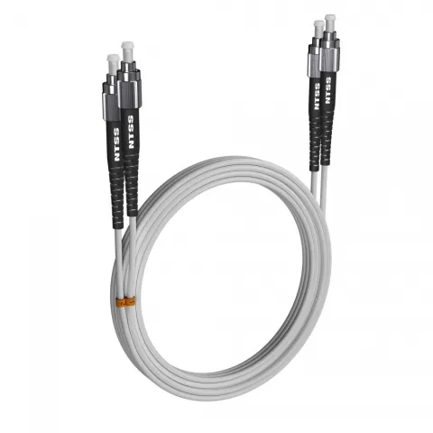 Шнур оптический NTSS dpc FC/UPC-FC/UPC 9/125 G.657A2 3.0мм 25м LSZH (патч-корд)