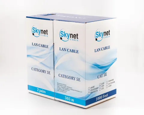 Кабель SkyNet UTP 2 пары, Кат.5, 305м
