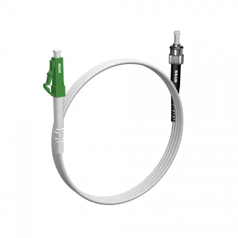 Шнур оптический NTSS PREMIUM spc LC/APC-ST/UPC 9/125 G.657A1 3.0мм 1м LSZH (патч-корд)