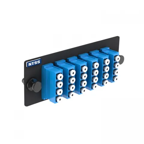 Сменная планка NTSS PREMIUM 6 LC Quadro OS2 адаптеры в комплекте для оптического кросса MTP/MPO