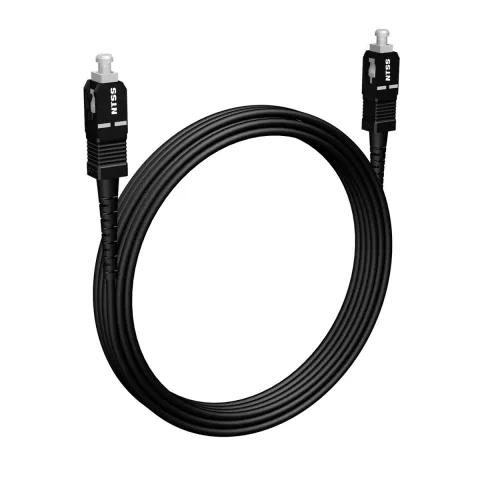 Шнур оптический NTSS spc SC/APC-SC/APC 9/125 3.0мм 5м черный LSZH (патч-корд)