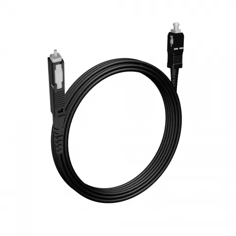 Шнур оптический NTSS spc MU/UPC-SC/APC 9/125 2.0мм 5м черный LSZH (патч-корд)